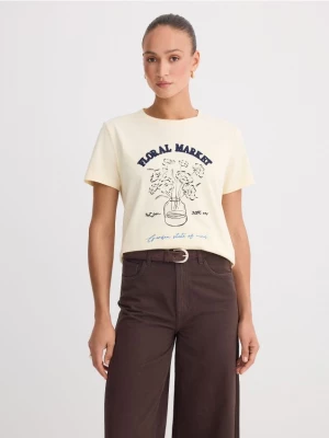 Foto del prodotto Mohito - T-shirt in cotone con stampa - nude