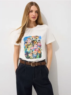Foto del prodotto Mohito - T-shirt stampata - panna