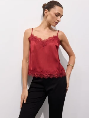 Foto del prodotto Mohito - Top con pizzo - maroon