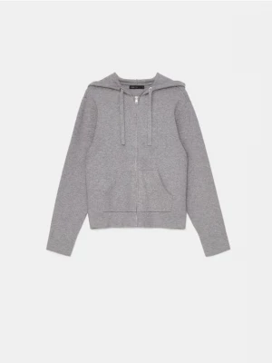 Foto del prodotto Mohito - Top da jogging con zip e cappuccio - grigio scuro