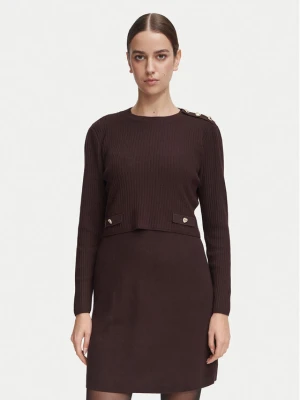 Foto del prodotto Morgan Vestito di maglia 252-RMILOW Marrone scuro Slim Fit