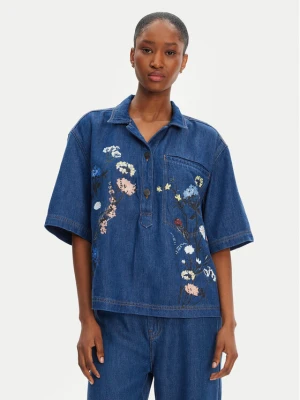 Foto del prodotto Munthe camicia di jeans Phor 252100525203 Blu Loose Fit