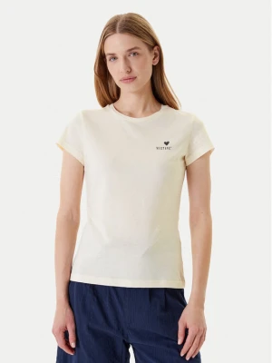 Foto del prodotto Mustang T-shirt Loa 1016509 Écru Slim Fit Crema