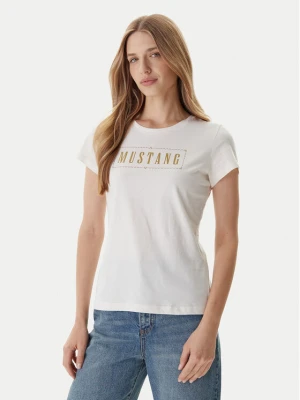 Foto del prodotto Mustang T-shirt Loa 1016754 Écru Slim Fit Crema