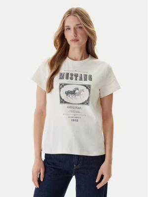 Foto del prodotto Mustang T-shirt Rosewood 1016758 Écru Regular Fit Crema