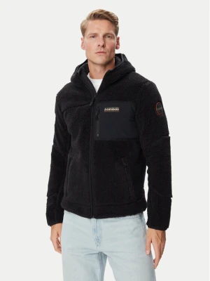 Foto del prodotto Napapijri Felpa di pile YupikNP0A8AZX Nero Regular Fit
