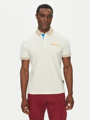 Foto del prodotto Napapijri Polo E-Zeri NP0A4ID4 Écru Regular Fit Crema