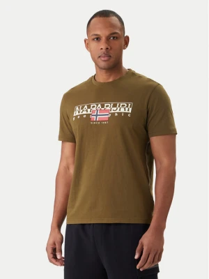 Foto del prodotto Napapijri T-shirt S-Aylmer NP0A4HTO Verde Regular Fit
