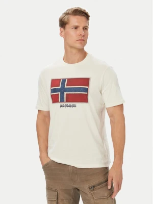 Foto del prodotto Napapijri T-shirt S-Flag Tiki Ss NP0A8A6IN1A1 Bianco Regular Fit