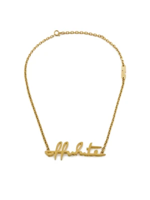 Foto del prodotto Off-White Collana OWOB026R21MET0017600 Oro Off White
