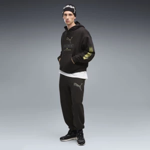 Foto del prodotto Pantaloni da tuta in pile con grafica PUMA Sport dal taglio morbido da uomo, Abbigliamento, Nero czarny