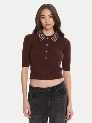 Foto del prodotto PINKO Polo Emilia 105745 A2S4 Marrone Regular Fit