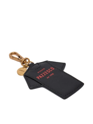 Foto del prodotto PINKO Portachiavi Charm T-Shirt Pinko Pazzesco Microfibra AI 25-26 PCPL 105864 A31U Nero
