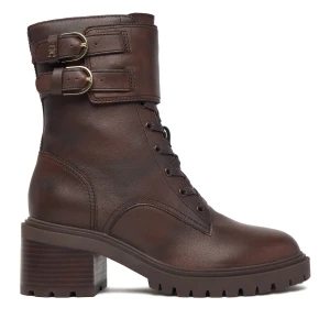 Foto del prodotto Polacchine Tommy Hilfiger Block Heel Buckled Lace-Up Boot FW0FW09578 Marrone