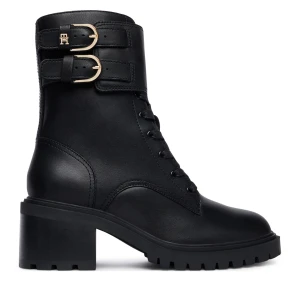 Foto del prodotto Polacchine Tommy Hilfiger Block Heel Buckled Lace-Up Boot FW0FW09578 Nero