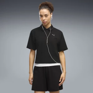 Foto del prodotto Polo PUMA Class dal taglio morbido da donna, Abbigliamento, Nero czarny