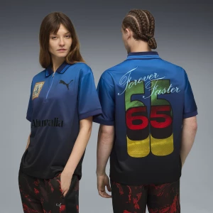 Foto del prodotto Polo PUMA x AHLUWALIA dal taglio morbido unisex, Abbigliamento, Blu niebieski