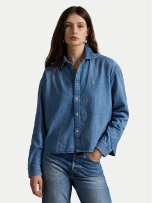 Foto del prodotto Polo Ralph Lauren camicia di jeans 211969457001 Blu Boxy Fit