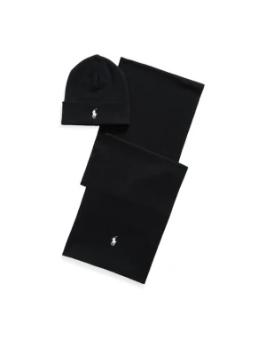 Foto del prodotto Polo Ralph Lauren Set berretto e sciarpa 710B28980002 Nero