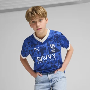Foto del prodotto PUMA Al Hilal Saudi F.C. Maglia gara Home 24 / 25 per ragazzi, Abbigliamento, Blu niebieski