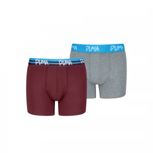 Foto del prodotto PUMA Boxer da ragazzo (confezione da 2), Abbigliamento, Rosso czerwony