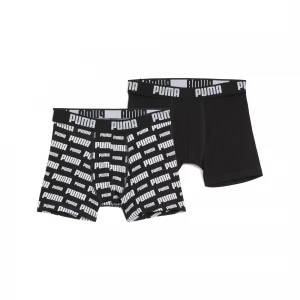 Foto del prodotto PUMA Boxer Everyday con logo per ragazzi (confezione doppia), Abbigliamento, Nero czarny