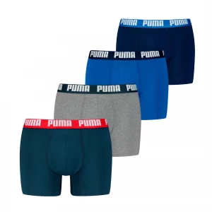 Foto del prodotto PUMA Boxer in confezione da 4 pezzi da uomo, Abbigliamento, Blu niebieski