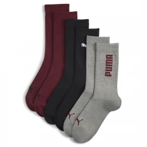 Foto del prodotto PUMA Calze alte unisex (confezione da 3), Abbigliamento, Rosso czerwony