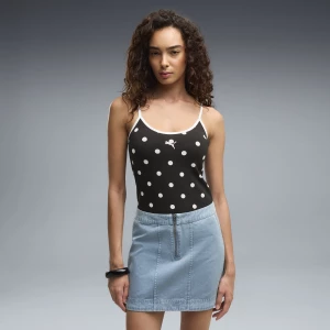 Foto del prodotto PUMA Canotta a pois da donna, Abbigliamento, Nero czarny