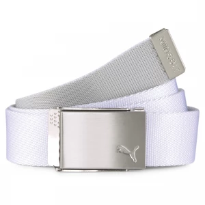 Foto del prodotto PUMA Cintura da golf in tessuto reversibile uomo, Accessori, Bianco biały