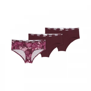 Foto del prodotto PUMA Culotte da donna (confezione da 3), Abbigliamento, Rosso czerwony