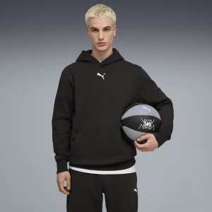 Foto del prodotto PUMA Felpa con cappuccio da basket teamJAWS Post Game da uomo, Accessori, Nero czarny