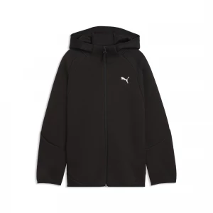 Foto del prodotto PUMA Felpa con cappuccio e zip integrale Evostripe da ragazzo, Accessori, Nero czarny