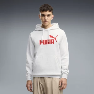 Foto del prodotto PUMA Felpa con cappuccio Essentials con logo N. 1 da uomo, Accessori, Bianco biały