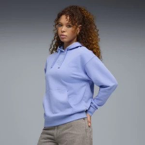 Foto del prodotto PUMA Felpa con cappuccio Essentials Script da donna, Abbigliamento, Viola purpurowy