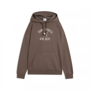 Foto del prodotto PUMA Felpa con cappuccio in pile Varsity dal taglio morbido da donna, Abbigliamento, Marrone brązowy
