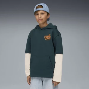 Foto del prodotto PUMA Felpa con cappuccio MID90s per ragazzi, Accessori, Verde zielony