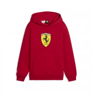 Foto del prodotto PUMA Felpa con cappuccio Scuderia Ferrari ColouRosso Shield per ragazzi, Accessori