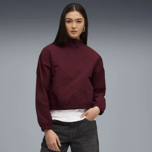Foto del prodotto PUMA Felpa con zip corta HER dal taglio morbido da donna, Accessori, Rosso czerwony