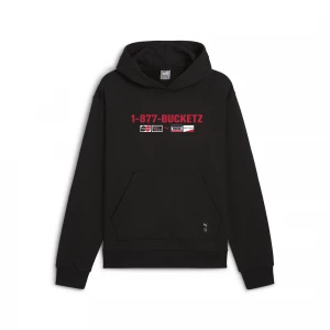 Foto del prodotto PUMA Felpa da basket con cappuccio Call Us Now da uomo, Abbigliamento, Nero czarny