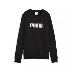 Foto del prodotto PUMA Felpa girocollo con logo Essentials da donna, Abbigliamento, Nero czarny