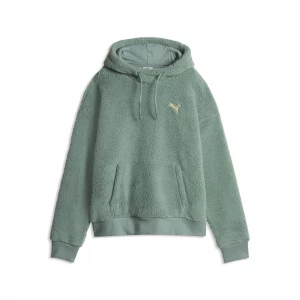 Foto del prodotto PUMA Felpa in sherpa dal taglio morbido da donna, Abbigliamento, Verde zielony
