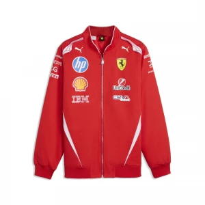 Foto del prodotto PUMA Giacca bomber Scuderia Ferrari HP Replica Drivers Authentic da uomo, Accessori, Rosso czerwony