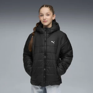 Foto del prodotto PUMA Giacca imbottita con cappuccio Essentials per ragazzi, Abbigliamento, Nero czarny