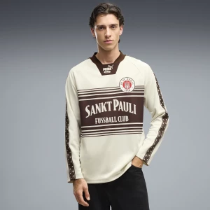 Foto del prodotto PUMA Maglia a maniche lunghe dal taglio morbido FC St. Pauli KING da uomo, Abbigliamento, Bianco biały