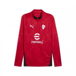 Foto del prodotto PUMA Maglia da allenamento con zip corta AC Milan 25 / 26 da uomo, Accessori, Rosso czerwony