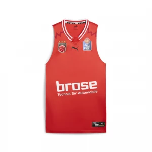 Foto del prodotto PUMA Maglia da basket Bamberg II da uomo, Abbigliamento, Rosso czerwony
