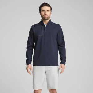Foto del prodotto PUMA Maglia da golf con zip corta CLOUDSPUN Tech da uomo, Abbigliamento, Blu niebieski