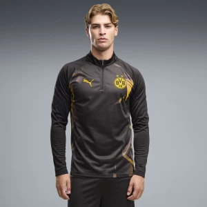 Foto del prodotto PUMA Maglia da riscaldamento con zip Borussia Dortmund da uomo, Accessori, Nero czarny