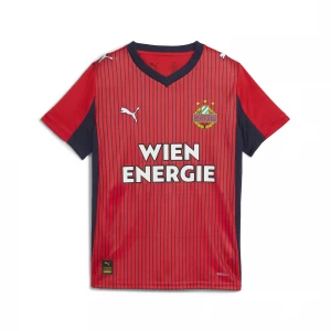 Foto del prodotto PUMA Maglia gara Away SK Rapid Wien 25 / 26 per ragazzi, Abbigliamento, Rosso czerwony